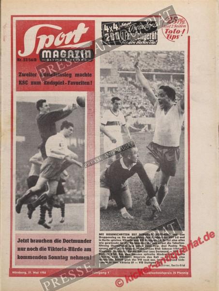 Sportmagazin Nr. 22B, 31.05.1956 bis 06.06.1956