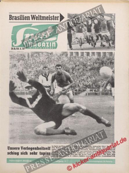 Sportmagazin Nr. 26A, 30.06.1958 bis 06.07.1958