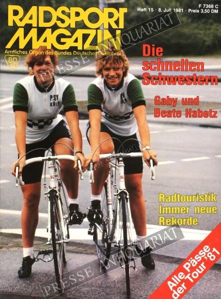 Radsport Magazin, 08.07.1981 bis 21.07.1981