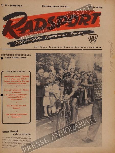 Radsport Illustrierte, 08.05.1951 bis 21.05.1951