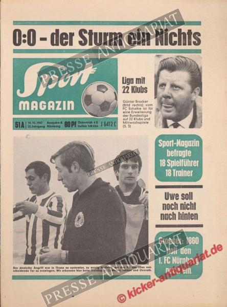 Sportmagazin Nr. 51A, 18.12.1967 bis 24.12.1967