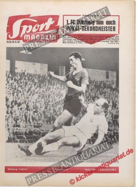 Sportmagazin Nr. 35B, 30.08.1962 bis 05.09.1962