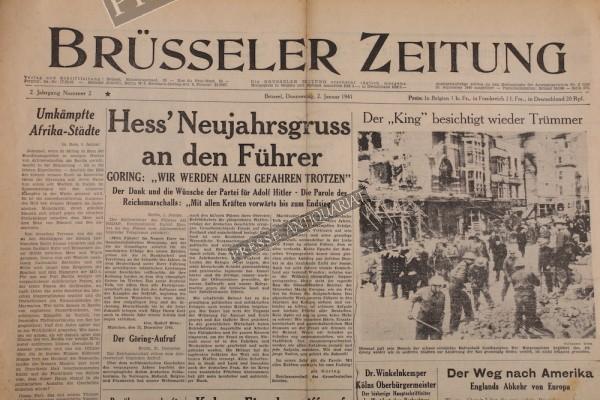 Brüsseler Zeitung, 02.01.1941
