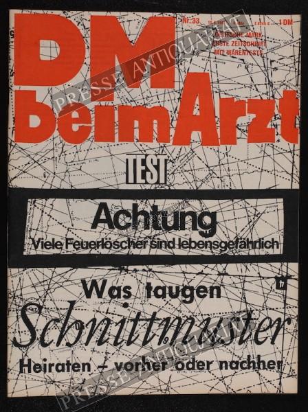 DM Die Deutsche Mark Zeitschrift mit dem Warentest, 13.08.1964 bis 19.08.1964