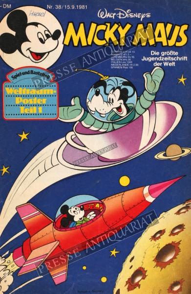Micky Maus Comic, 15.09.1981 bis 21.09.1981