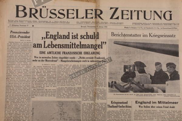 Brüsseler Zeitung, 09.01.1941