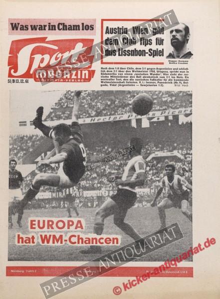 Sportmagazin Nr. 51B, 13.12.1961 bis 19.12.1961