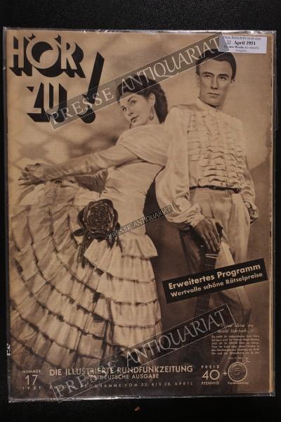 Rundfunkzeitung Hörzu, 22.04.1951 bis 28.04.1951
