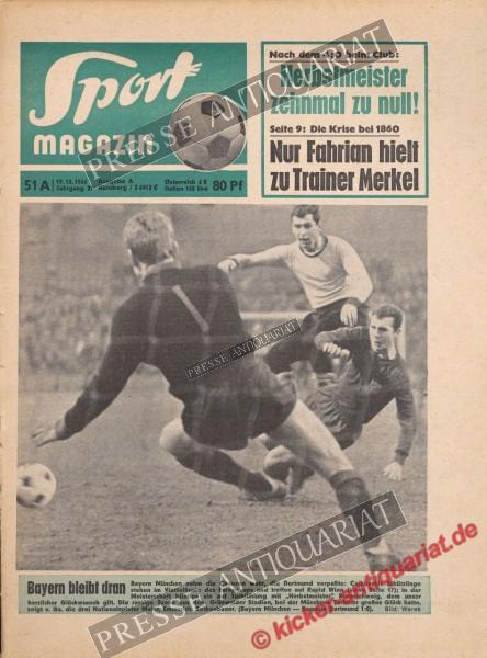 Sportmagazin Nr. 51A, 19.12.1966 bis 25.12.1966