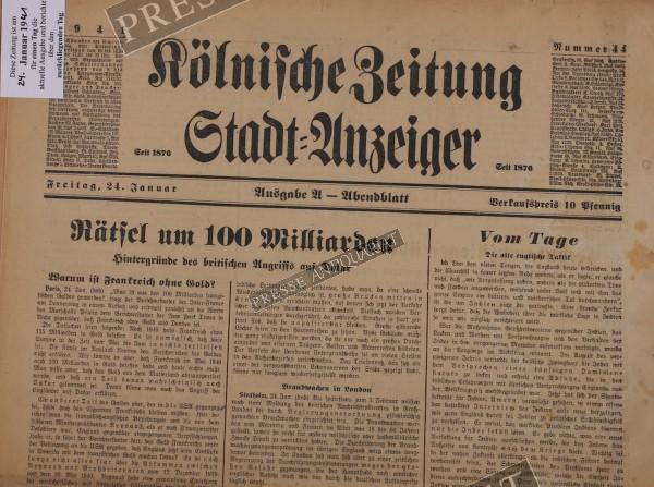 Kölnische Zeitung, 24.01.1941