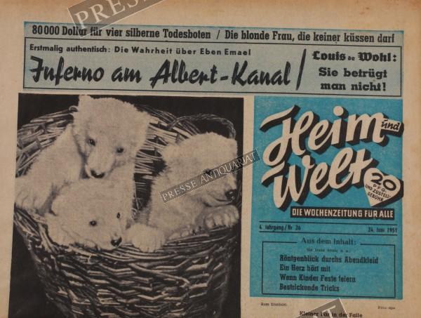 Wochenzeitung Heim Welt, 24.06.1951 bis 30.06.1951