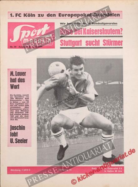 Sportmagazin Nr. 49B, 03.12.1964 bis 09.12.1964