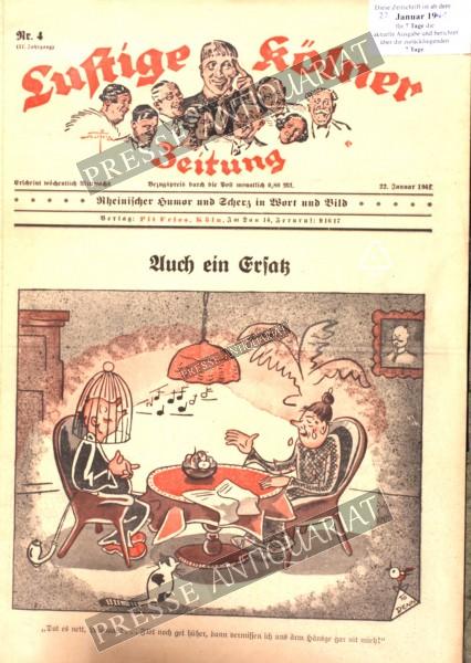 Lustige Kölner Zeitung, 22.01.1941 bis 28.01.1941