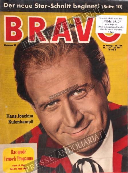 BRAVO Jugendzeitschrift, 14.05.1961 bis 20.05.1961