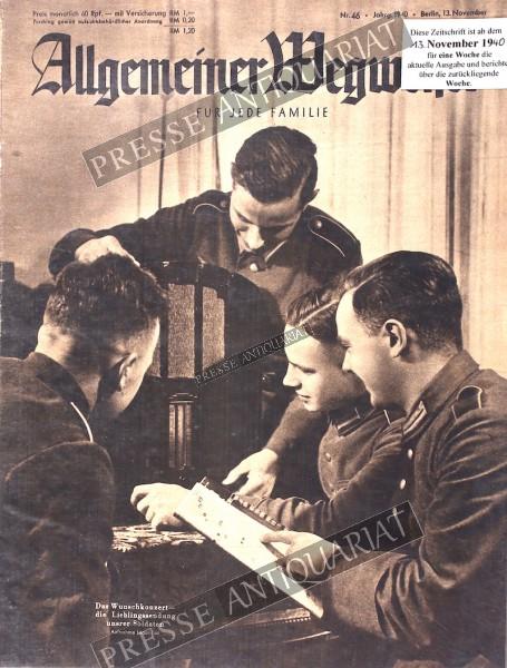 Allgemeiner Wegweiser, 13.11.1940 bis 19.11.1940