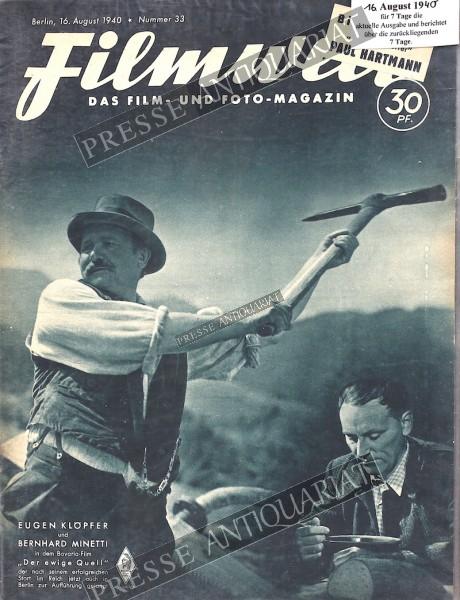 Filmwelt, 16.08.1940 bis 22.08.1940