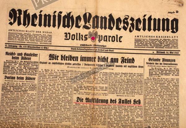 Rheinische Landeszeitung, 14.05.1941