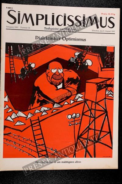 Simplicissimus, 05.08.1961 bis 11.08.1961