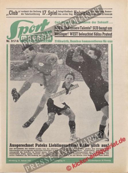 Sportmagazin Nr. 2A, 14.01.1957 bis 20.01.1957