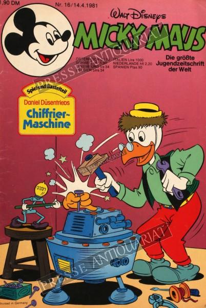 Micky Maus Comic, 14.04.1981 bis 20.04.1981