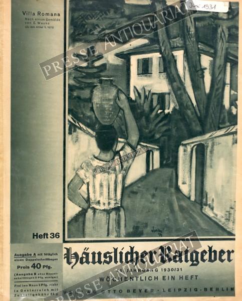Häuslicher Ratgeber, 01.06.1931 bis 07.06.1931