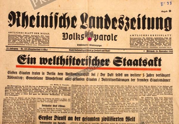 Rheinische Landeszeitung, 26.11.1941