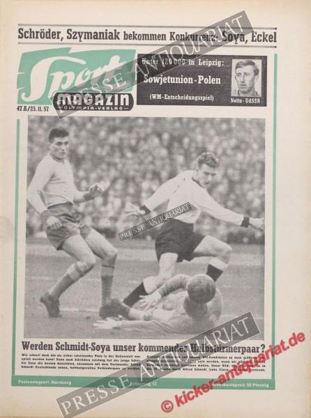 Sportmagazin Nr. 47A, 25.11.1957 bis 01.12.1957