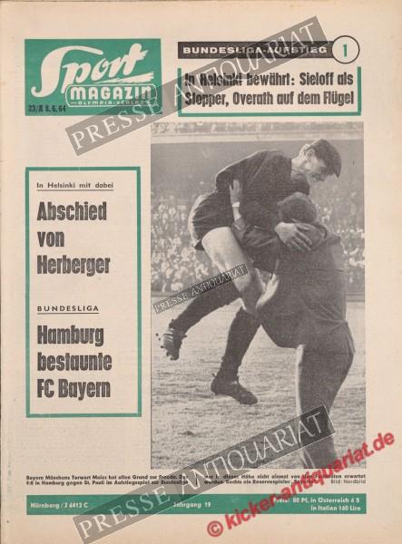 Sportmagazin Nr. 23A, 08.06.1964 bis 14.06.1964