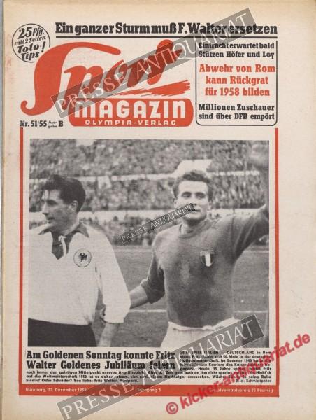 Sportmagazin Nr. 51B, 22.12.1955 bis 28.12.1955