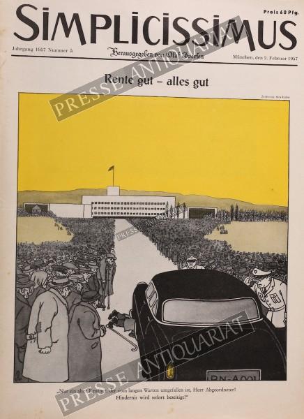 Simplicissimus, 02.02.1957 bis 08.02.1957