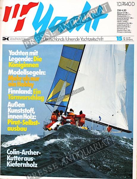 Yacht Zeitschrift, 22.07.1981 bis 21.08.1981