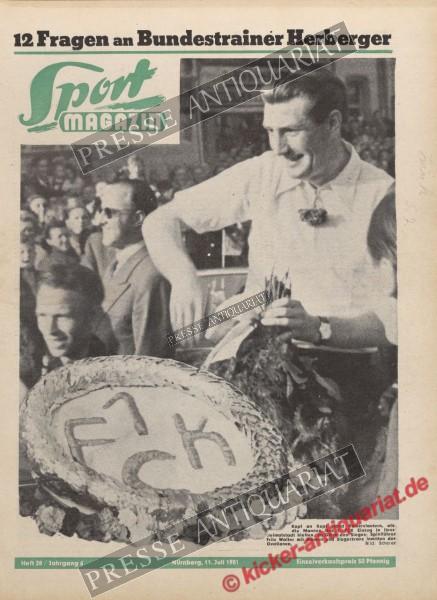 Sportmagazin Nr. 28, 11.07.1951 bis 17.07.1951