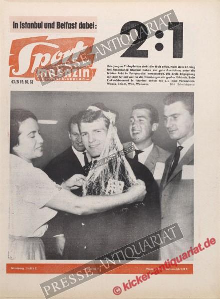 Sportmagazin Nr. 43B, 19.10.1961 bis 25.10.1961