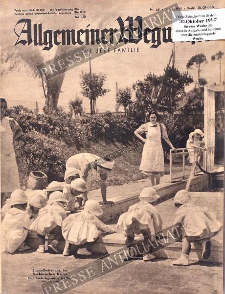 Allgemeiner Wegweiser, 30.10.1940 bis 05.11.1940