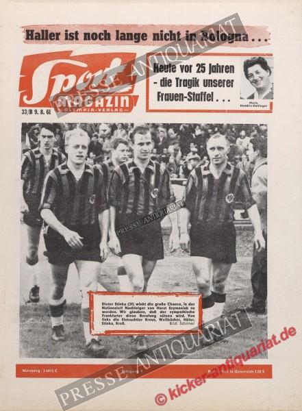 Sportmagazin Nr. 33B, 09.08.1961 bis 15.08.1961
