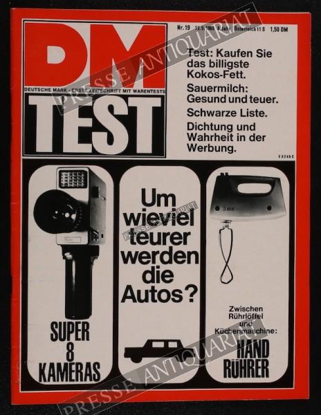 DM Die Deutsche Mark Zeitschrift mit dem Warentest, 12.05.1966 bis 18.05.1966