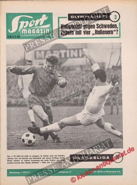 Sportmagazin Nr. 5A, 03.02.1964 bis 09.02.1964