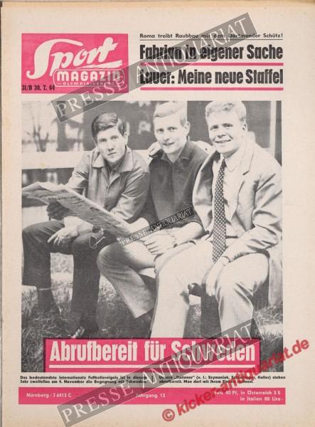 Sportmagazin Nr. 31B, 30.07.1964 bis 05.08.1964