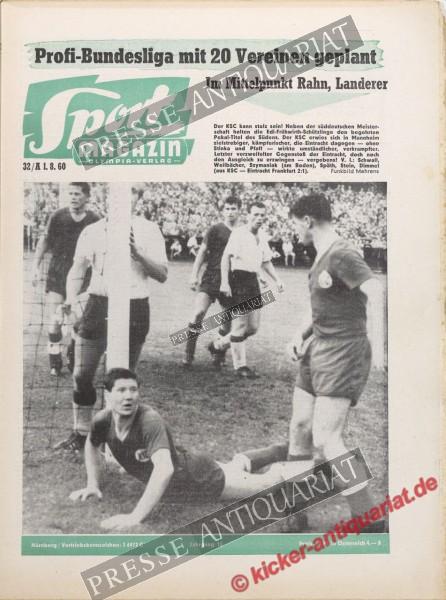 Sportmagazin Nr. 32A, 08.08.1960 bis 14.08.1960