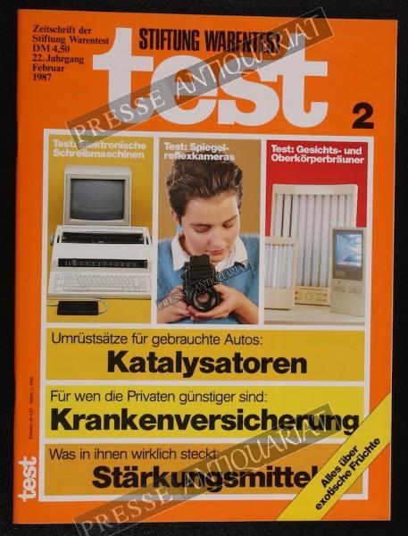 Test Zeitung der Stiftung Warentest, 01.02.1987 bis 28.02.1987