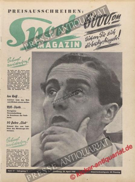 Sportmagazin Nr. 17, 26.04.1950 bis 02.05.1950