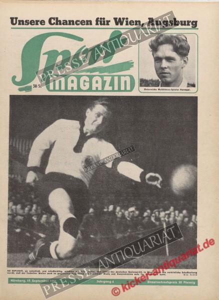 Sportmagazin Nr. 38, 19.09.1951 bis 25.09.1951