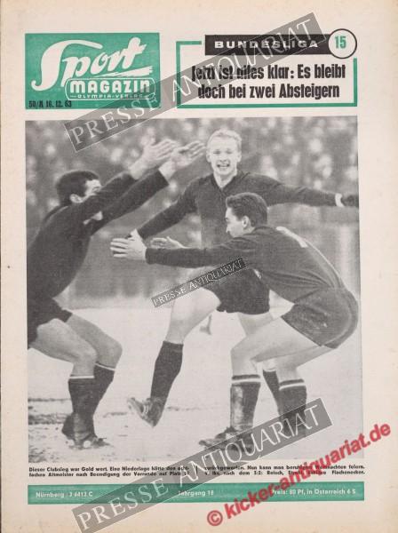 Sportmagazin Nr. 50A, 16.12.1963 bis 22.12.1963