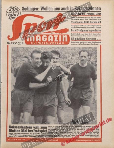 Sportmagazin Nr. 23B, 09.06.1955 bis 15.06.1955