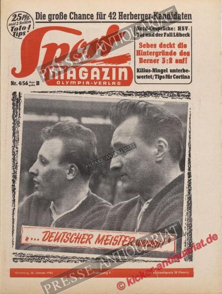 Sportmagazin Nr. 4B, 26.01.1956 bis 01.02.1956