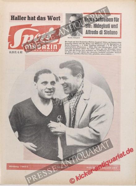 Sportmagazin Nr. 16B, 17.04.1962 bis 23.04.1962