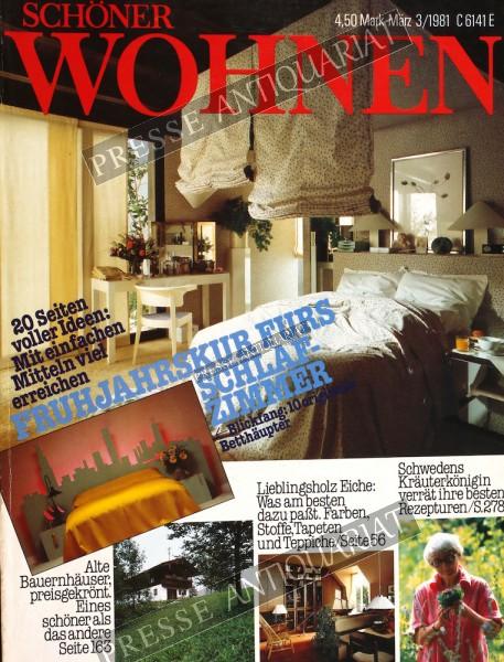 Schöner Wohnen Magazin, 01.03.1981 bis 31.03.1981