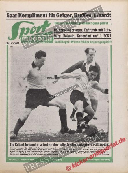 Sportmagazin Nr. 53A, 31.12.1956 bis 06.01.1957