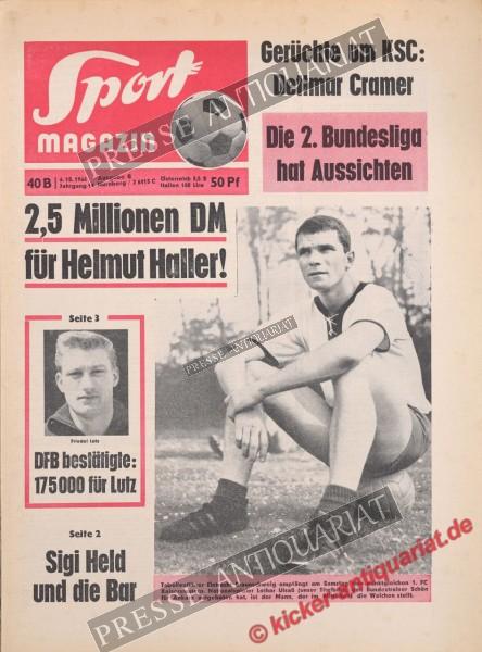 Sportmagazin Nr. 40B, 06.10.1966 bis 12.10.1966