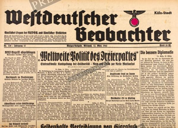Westdeutscher Beobachter, 12.03.1941